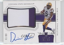 2018 Panini National Treasures Collegiate 32/99 Derrius Guice #107 Auto 0yn1
