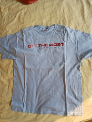 Get The Most babyblaues großes Shirt - Champion the First Step Carry On React! R.