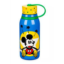 DISNEY STORE MICKEY MOUSE STAINLESS STEEL WATER BOTTLE 11 OZ NEW