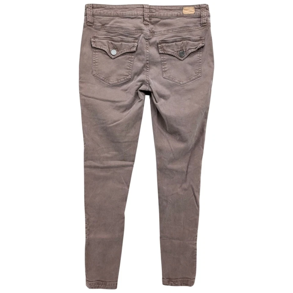 Joie So Real Skinny Jeans Womens Mink Brown Ankle Zip Stretch Denim Size 28 - Image 2 of 4