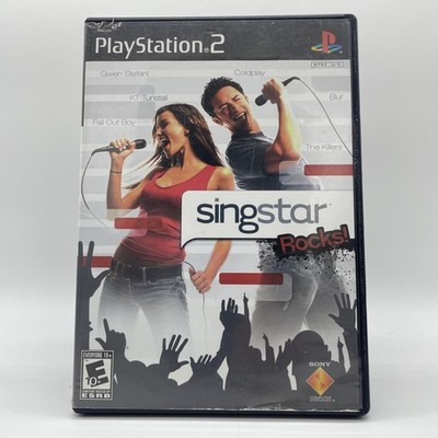 Singstar Rocks! Sony Playstation 2 PS2 2006 Video Game Complete w/Manual Tested