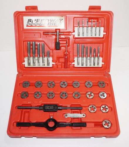 Speedway Motor Series Tap & Die Set 39 Pc