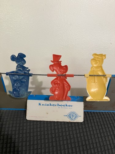 1959 Hanna Barbera Knickerbocker Huckleberry Hound spinning target toy incomplet - Picture 8 of 13