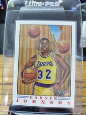 Fleer 1991-92 Pro Vision Magic Johnson #6 Los Angeles Lakers Insert