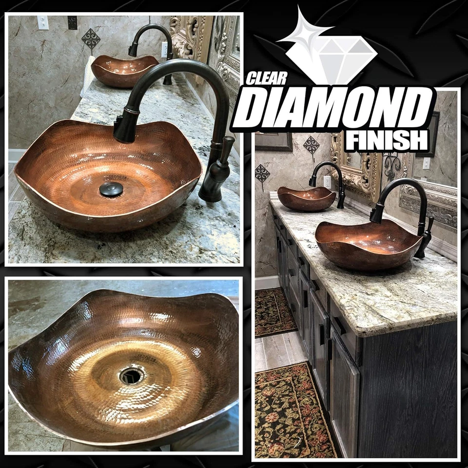 Casaco transparente acabamento diamante KBS 8604 - 5 galões - Imagem 3 de 4