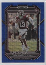 2023 Panini Prizm Draft Picks Blue Wave Prizm 7/249 Emmanuel Forbes #180 fm0