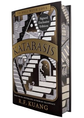 SIGNED - Katabasis by R.F. Kuang, 1st/1st, SPRAYED EDGES, HB + BOOKMARK