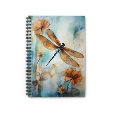 Dragonfly Spiral Notebook