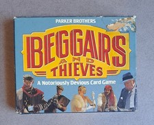 Beggars and Thieves USED Card Game (DISCOLORING, Parker Brothers, 1984)
