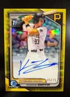 2024 Bowman Draft Konnor Griffin Yellow Refractor Auto /75 Pirates Color Match