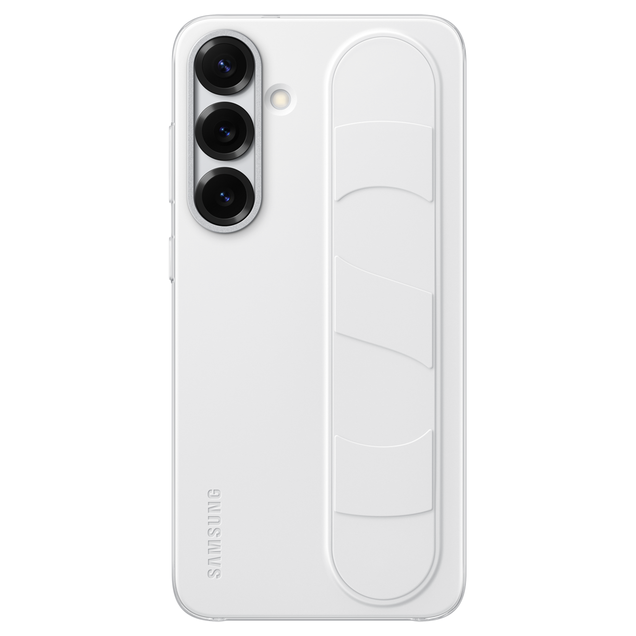 Samsung Bianco Standing Grip Case (Samsung Galaxy S25+), Cover Smartphone, - Immagine 2