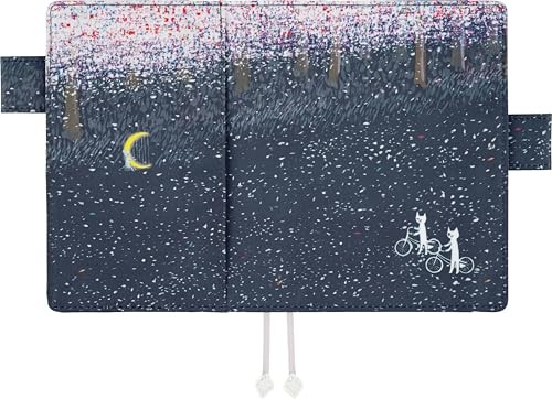 Hobonichi Techo Original A6 Notizbuchhülle Hiroko Kubota Flower Light Melody - Bild 4 von 6