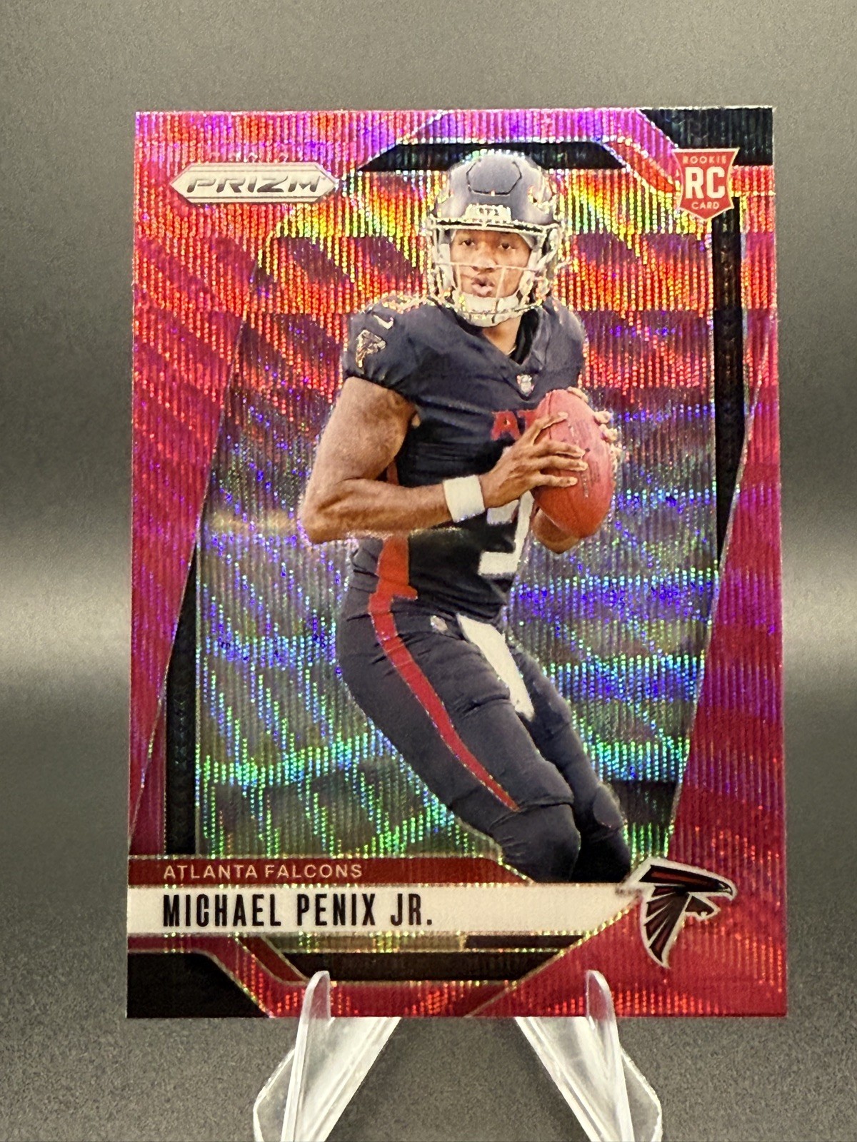 2024 Panini Prizm Rookies Michael Penix Jr. #378 PINK WAVE RC