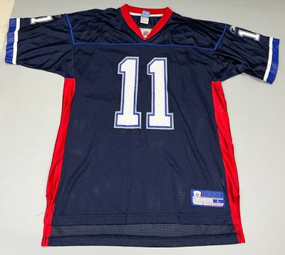 Drew Bledsoe Buffalo Bills Throwback Reebok Vintage Football Trikot NFL Größe L