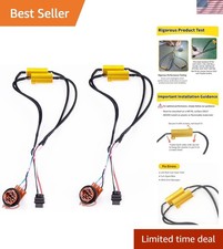 2pcs 3157 4157 T25 Load Resistor Fix Hyper Flash 50w 6 Ohm Load Resistors Fo...