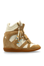 ISABEL MARANT Bekett Beieg Wedge Sneakers New  Authentic