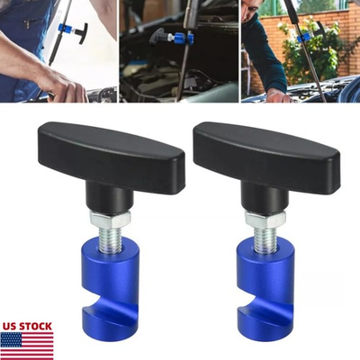#ad 2PCS Car Hood Support Rod Fixing Tool Trunk Air Pressure Rod Anti Slip Retainer $17.46