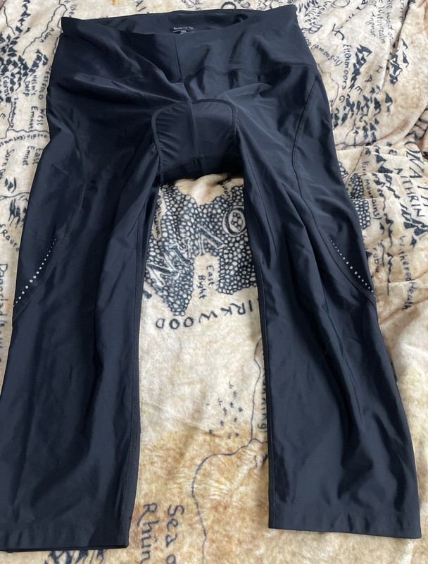 NWT Baleaf Size 3XL Black Padded Cycling Pants