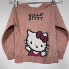 Hello Kitty By Sanrio Pink Knit Sweater Toddler Girls 4T