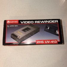NOS Kinyo Super Slim UV-413 VHS Video Rewinde...