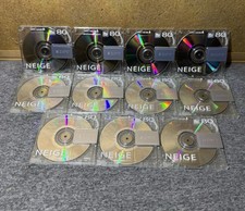 11 Sony Neige MiniDiscs 80 Minute Minidiscs Crystal Chrome. USED