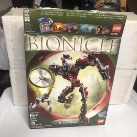 Bionicle 8756 Sidorak Nearly Complete missing Parts Of Feet&rsquo;s See Pictures