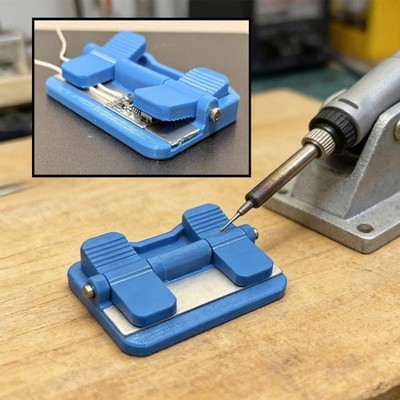 LED Soldering Station With Stable Base Helping Hands For Wiring And PCB Projects