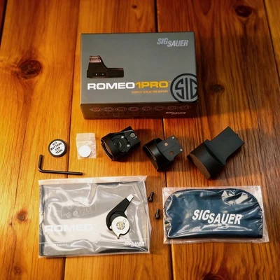SIG SAUER Romeo1 Pro 3 MOA Red Dot 1x30mm Reflex Sight Black/Shake Awake