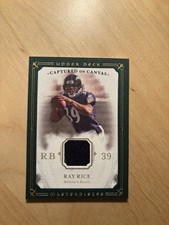 2008 Upper Deck Masterpieces - Captured on Canvas Ray Rice #CC56 Green Framed...