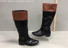 Bottes d'équitation hautes femme Sonoma Trixie noires marron deux tons pointure 7