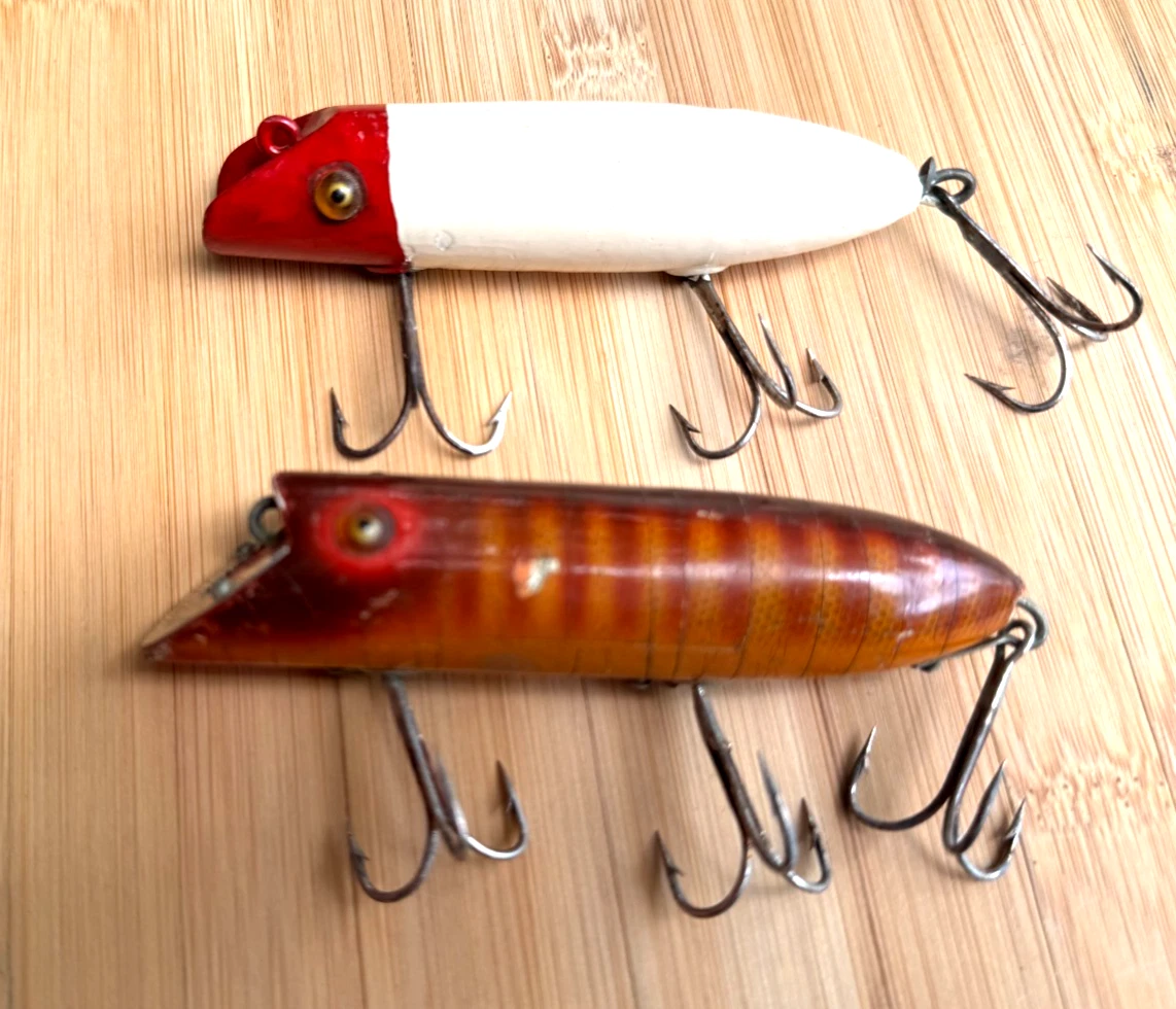 Heddon Bass Wooden Vintage Fishing Lures for sale | eBay