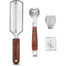 Professional Pedicure Foot File Kit with 10 Callus Remover Heads - Salon Quality