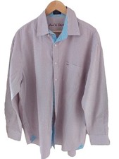 Chemise, manches longues, Paul & Shark, avec rayures , 100% Coton. T: 48 FR. TBE