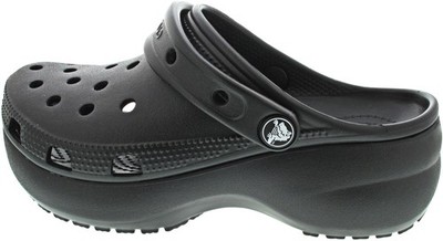 Crocs Classic Platform Clog Damen Clogs schwarz