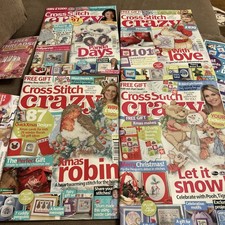 Cross Stitch Crazy magazines 129, 130, 131 & 133 with free gifts 