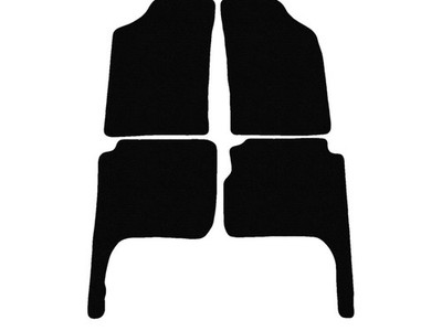 Velour Automatten für Toyota 4Runner III Doppelkabine 1995-2002, Schwarz x14 Ran