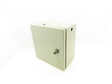 Wiegmann N412121206C Electrical Enclosure 12x12x6" Backplate Nema 3R Keyed Door