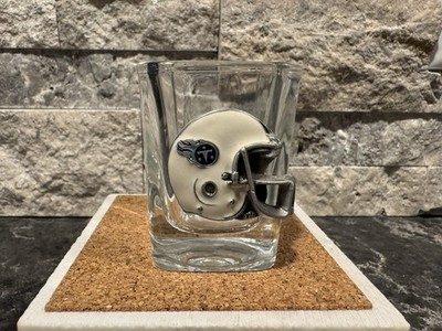 Tennessee Titans NFL Souvenir Shot Glass   Square Shape with 3D Football Helmet