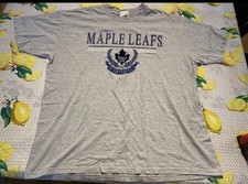 Vintage 90s Toronto Maple Leafs T-Shirt Waves 1993 Men’s Size XL Embroided