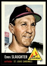 1991 Topps Archives The Ultimate 1953 Set Enos Slaughter St. Louis Cardinals #41