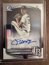 2025 Bowman Draft #CPA-CF  Cooper Flemming Chrome 1st AUTO Rays