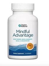 Mindful Advantage Brain Memory Focus Supplement - 30 Caps