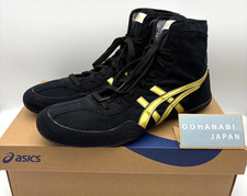 ASICS 1083A001 EX-EO Boxing Wrestling Shoes TWR900 Successor Black Gold Black
