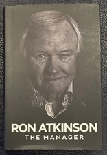 Ron Atkinson, firmato a mano, Manchester United, 'The Manager', libro rilegato