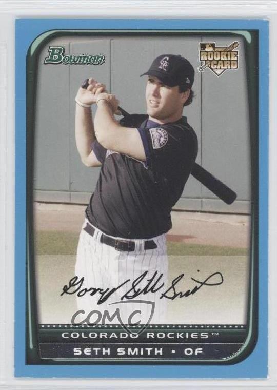 2008 Bowman Blue 188/500 Seth Smith #217 0c4