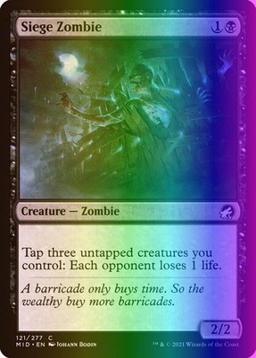 Carte Magic The Gathering A-Hobbling Zombie · Innistrad: Midnight