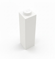 Lego 10 Stück Steine 1x1x3 Stein weiß 14716 Basic weisse Säule Säulen Classic