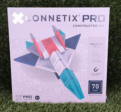 New CONNETIX Pro Magnetic Tiles Constructor Set 70pcs With Smart Spin Technology