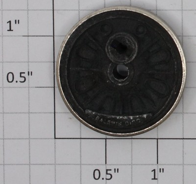 Lionel 726-63 Eccentric Wheel & Nickel Tire  (10)