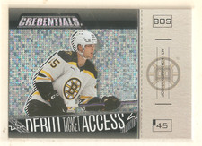 Joona Koppanen 2023-24 UD Credentials DTA Hor Ice Blue RC #142 Bruins 478/799